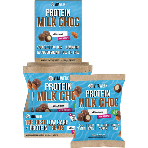 Milk Choc Coated Almonds 10x60g