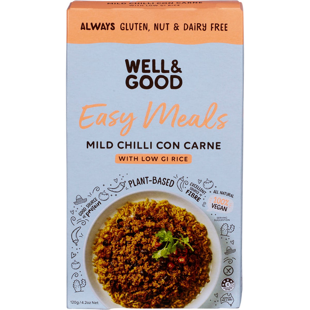 Mild Chilli Con Carne with Low GI Rice 120g