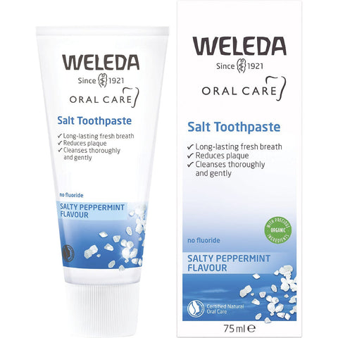 Toothpaste Salt Salty Peppermint Flavour 75ml