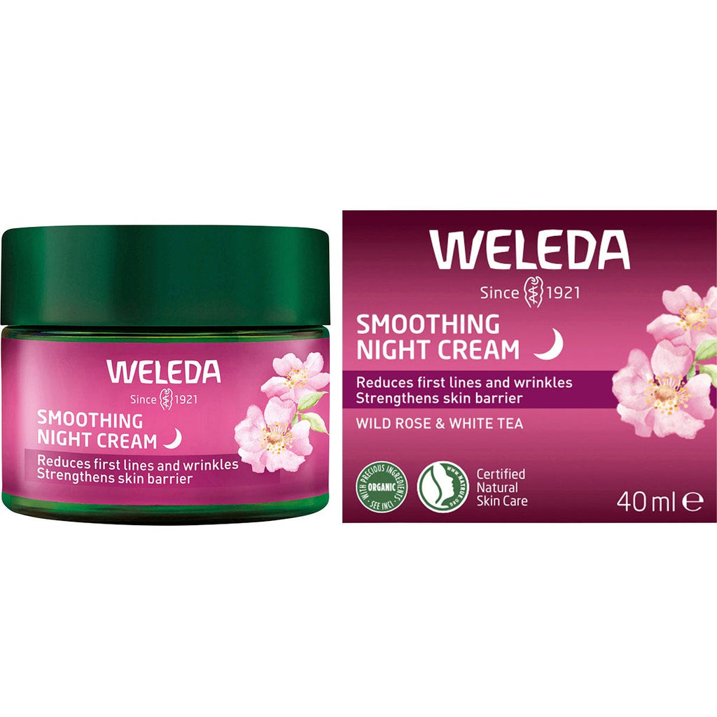 Smoothing Night Cream Wild Rose & White Tea 40ml
