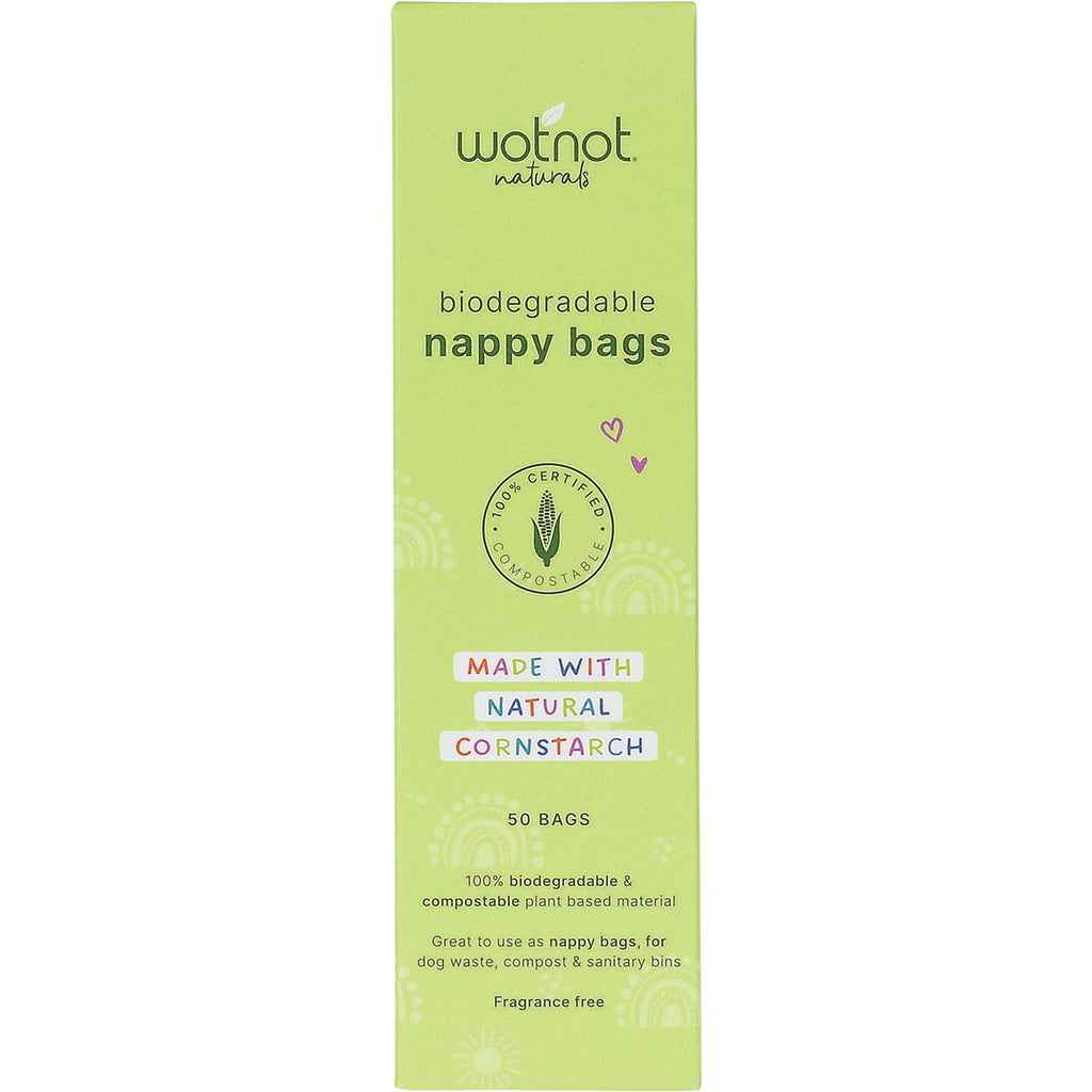 Biodegradable Nappy Bags 100% Compostable 50pk