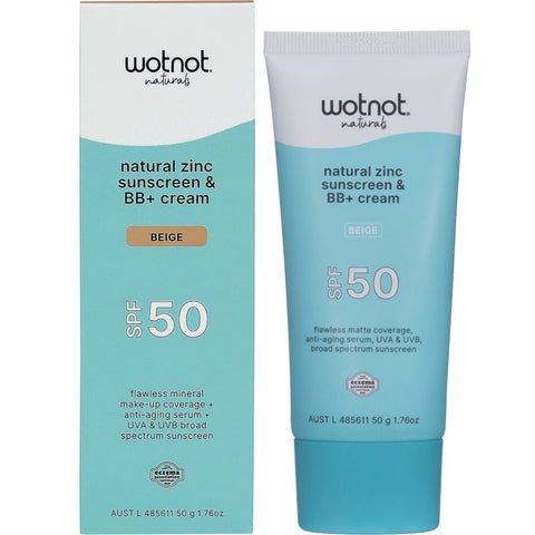 Natural Zinc Sunscreen & BB+ Cream SPF 50 Beige 50g