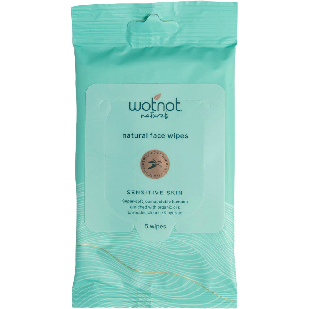 Natural Face Wipes Sensitive 5pk