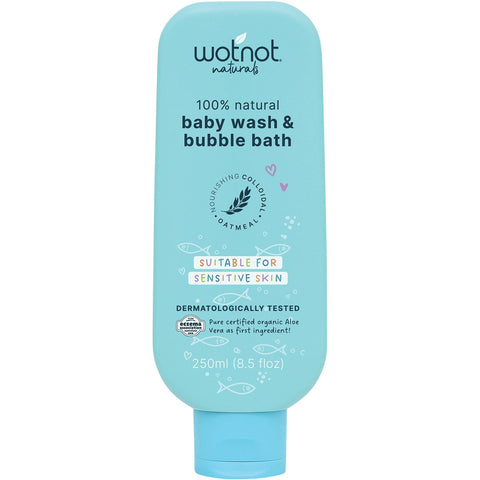 Baby Wash & Bubble Bath Suitable For Sensitive Skin 250ml