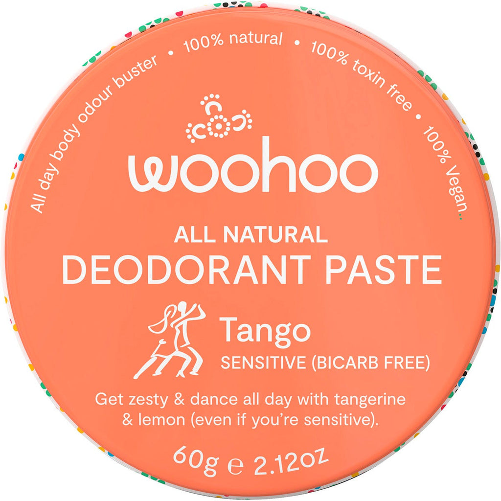 Deodorant Paste Tin Tango Sensitive Bicarb Free 60g
