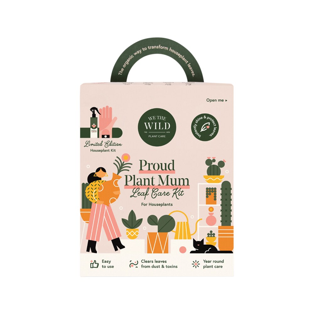 We The Wild Proud Plant Mum Leaf Care Kit
