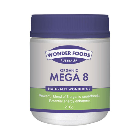 Wonder Foods Organic Mega 8 210g