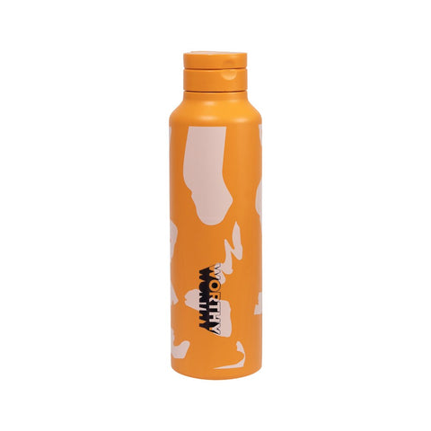 Worthy Bottle Sugarcane Retro Orange 750ml