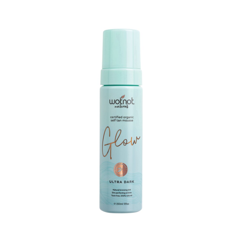 Wotnot Nat Glow Organic Tan Mousse Dark 150ml