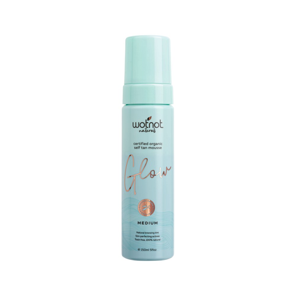 Wotnot Nat Glow Organic Tan Mousse Medium 150ml
