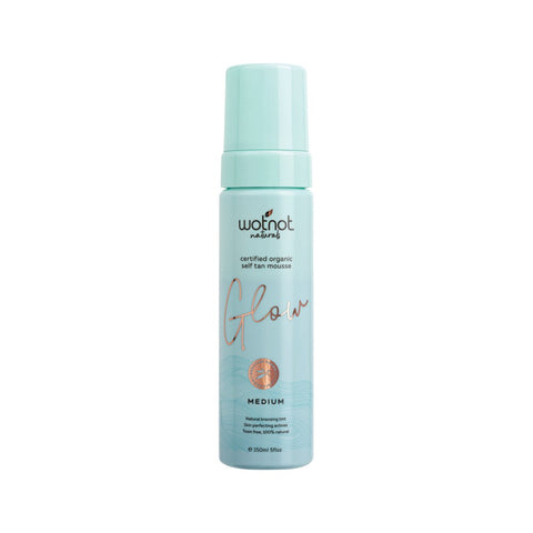Wotnot Nat Glow Organic Tan Mousse Medium 150ml