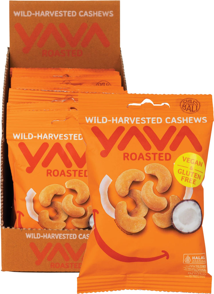 Wild-Harvested Cashews Roasted 10x35g