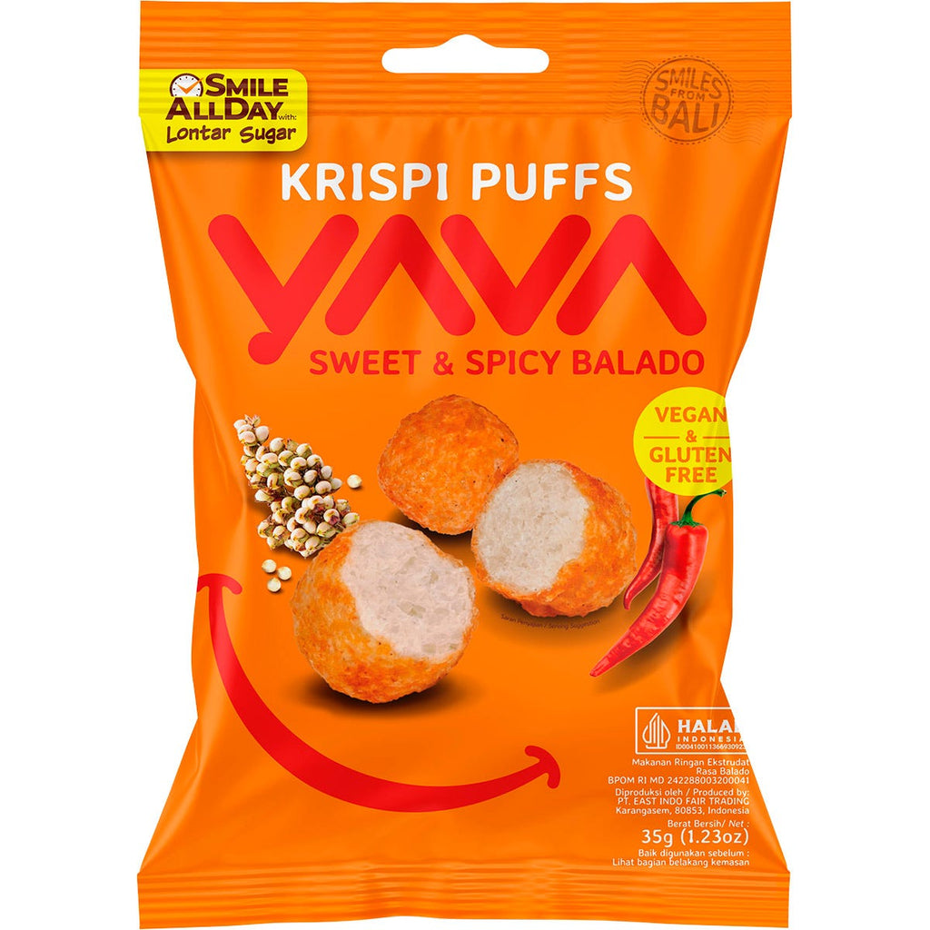 Krispi Puffs Sweet & Spicy Balado 35g